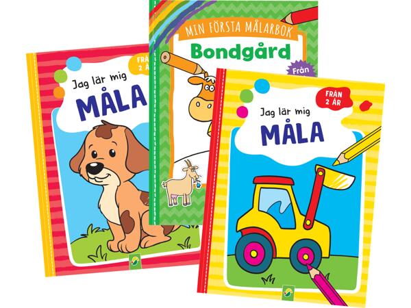 Måla efter nummer-böcker