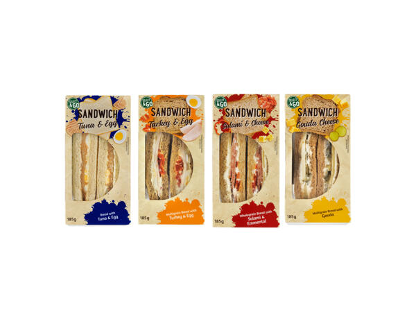 Sandwiches olika sorter