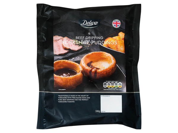4 Beef Dripping Yorkshire Puddings