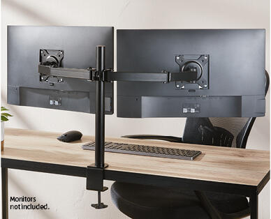 Single Arm Gas Spring Monitor Mount or Dual Arm Monitor Mount