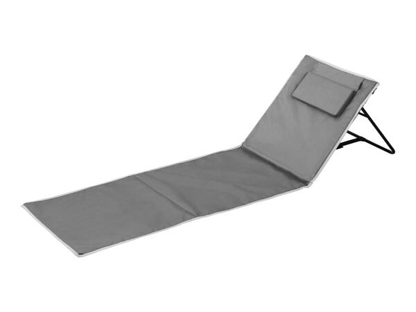 Grey Crivit Beach Lounger