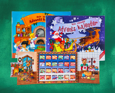 Adventkalender mit Mini-Büchlein