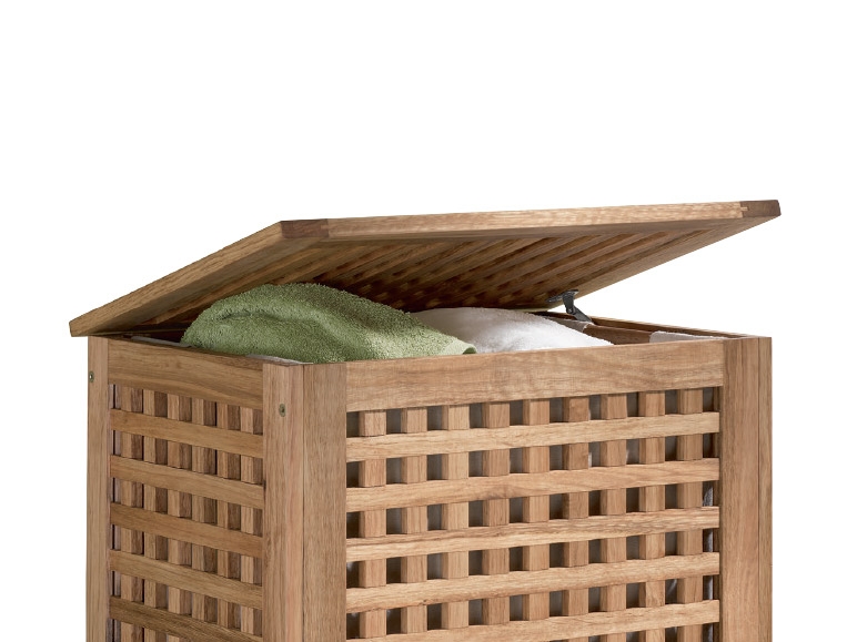 LIVARNO Walnut Laundry Basket