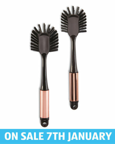 Black/Rose Gold Kitchen Brush Set