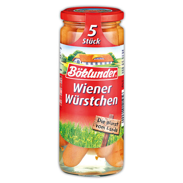 Würstchen im Glas