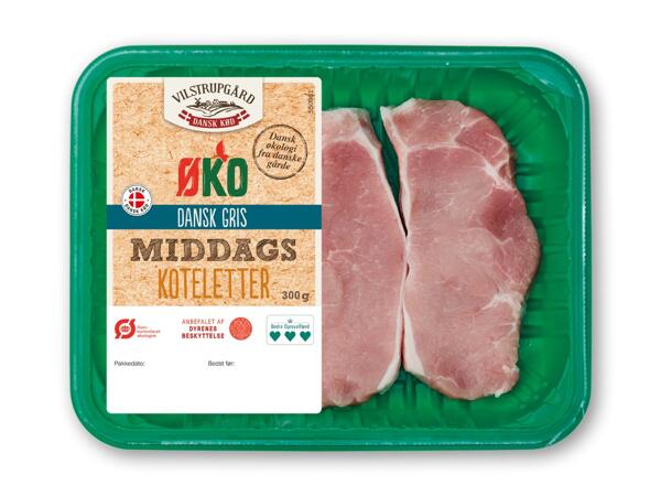 VILSTRUPGÅRD Økologisk dansk medister eller middagskoteletter