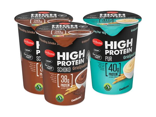 High Protein Grießpudding