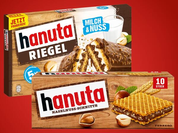 Hanuta Schnitte oder Riegel