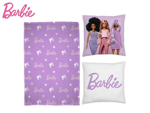 Barbie Purple Fleece Blanket & Cushion