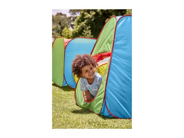 Playtive Play Tent with Tunnel - 3 Piece Set