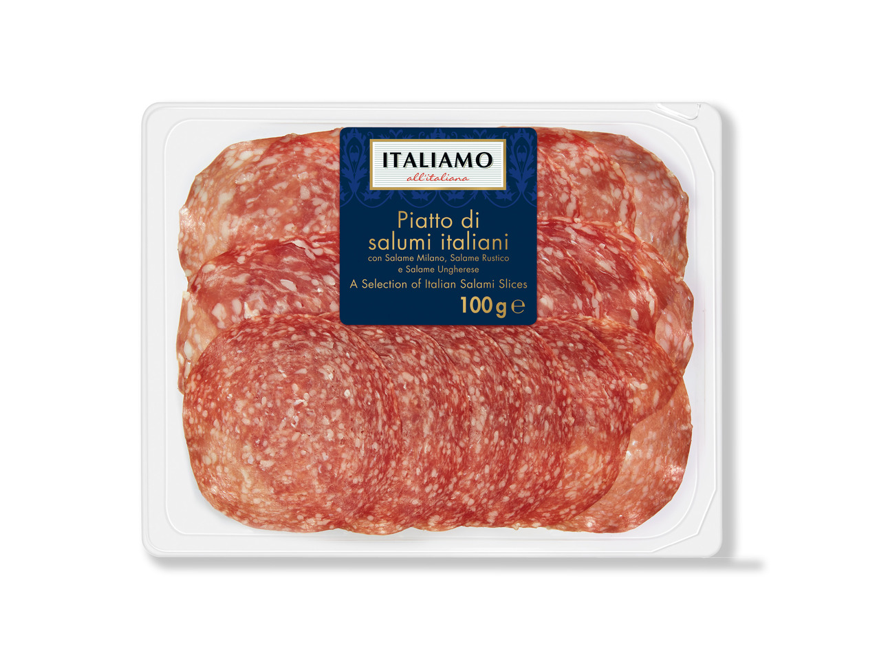 Italiensk salamiplatte