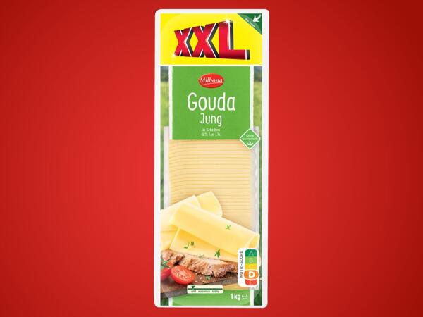 Gouda in Scheiben