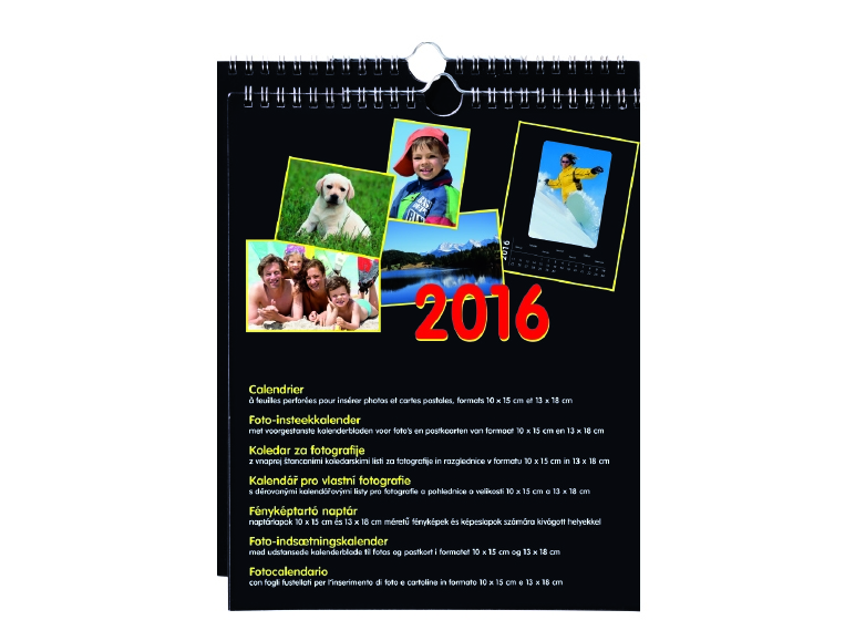 DIY Calendar or Photo Calendar 2016, 2 pieces