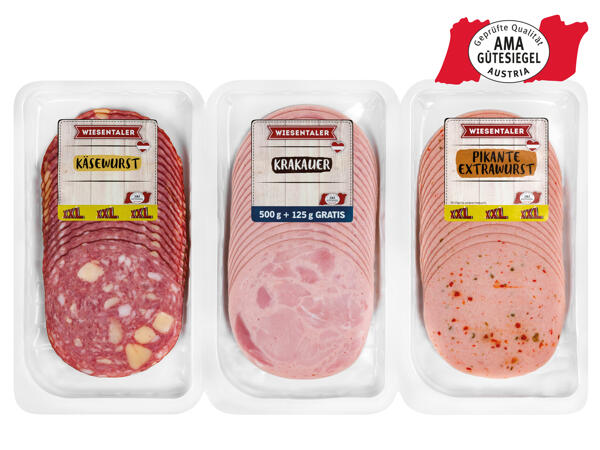 3-fach Aufschnitt 500 g + 125 g gratis