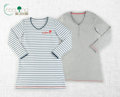 GREEN FEELING BIO Damen-Sleepshirt, Baumwolle (Bio)