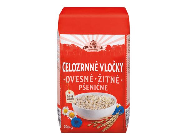 Celozrnná směs vloček