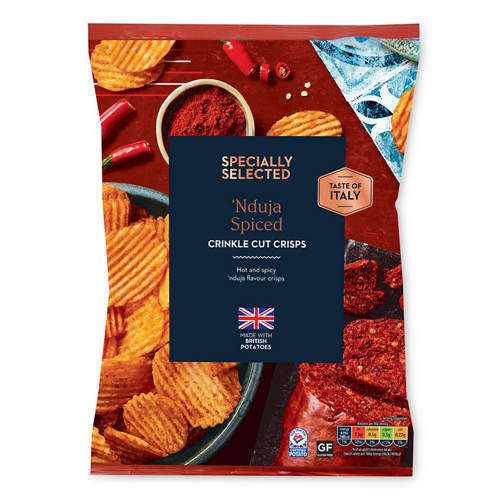 Nduja Sausage Flavoured Crisps