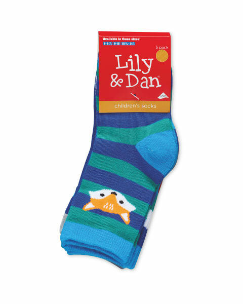Boys 1 Socks 5 Pack