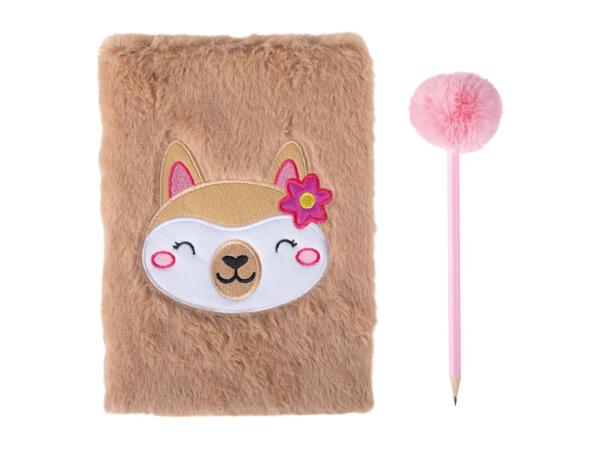 United Office A5 Notebook with Fluffy Cover