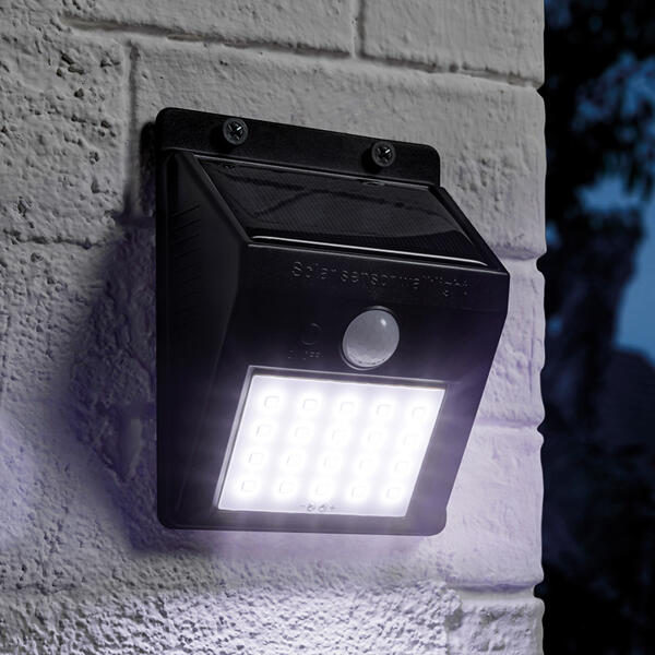 LED-Solar-Wand- und Sicherheitsleuchte
