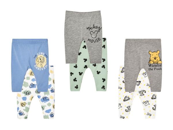 Leggings pour bébé Disney, pack de 2