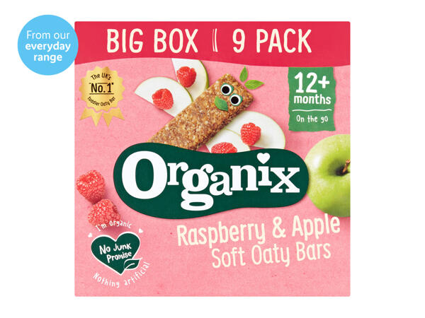 Organix Raspberry & Apple Soft Oaty Bars
