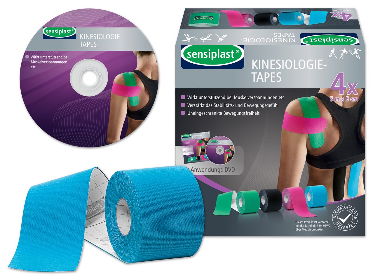 SENSIPLAST(R) Kinesiologie-Tapes
