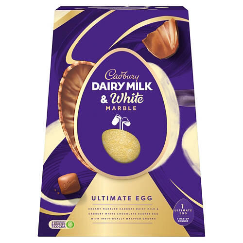 Dairy Milk & White Marble Ultimate Egg
