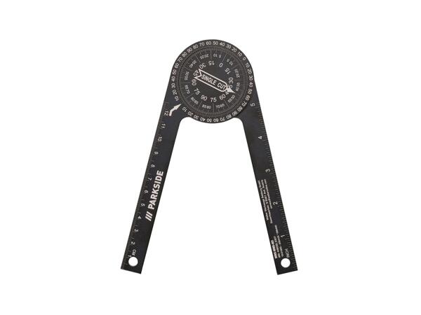 Combination square, mitre saw protractor, angle measurer or multi- purpose angle gauge
