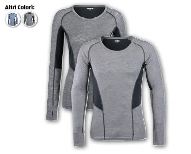 INOC Maglia funzionale da sci da donna/uomo