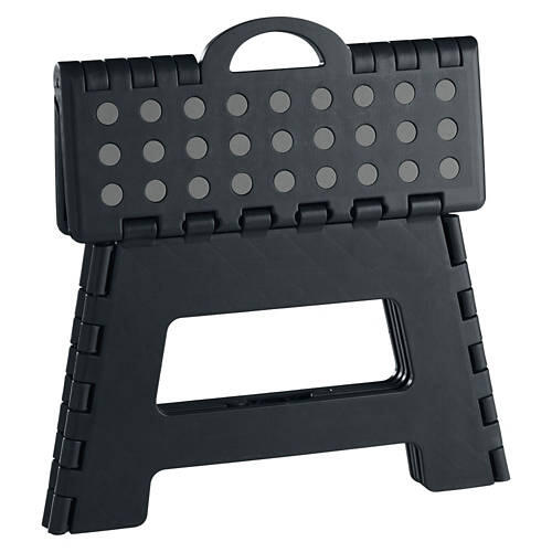 Folding Step Stool, Gray