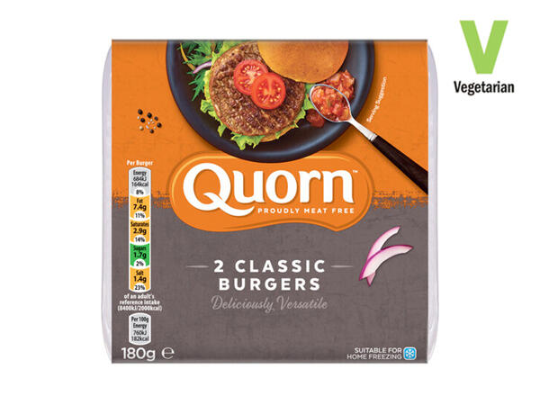 Quorn 2 Classic Burgers