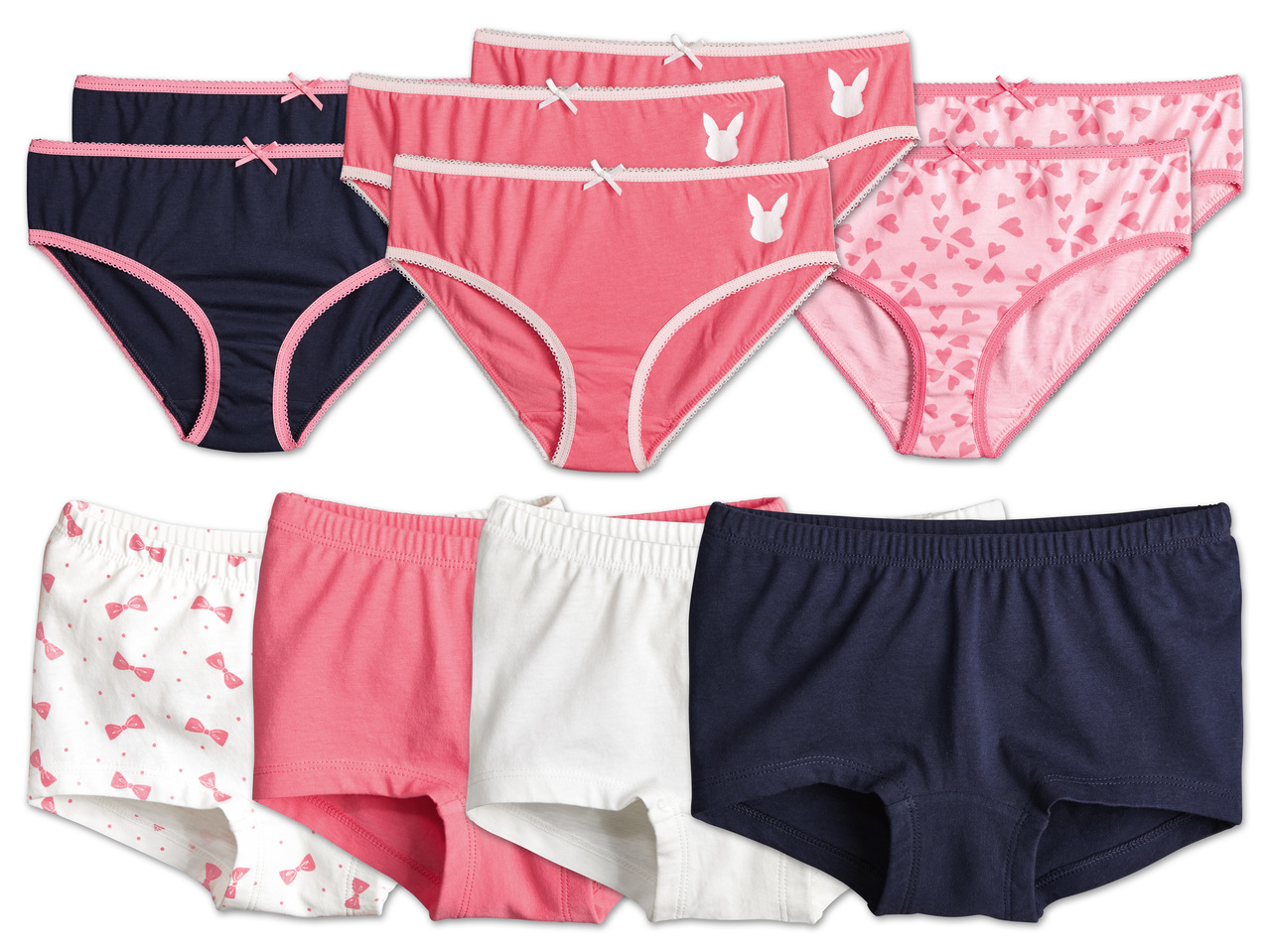 LUPILU(R) Mädchen Slips, 7 Stück/Pantys, 4 Stück1