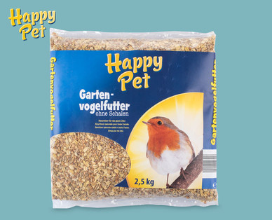 HAPPY PET Gartenvogelfutter ohne Schalen