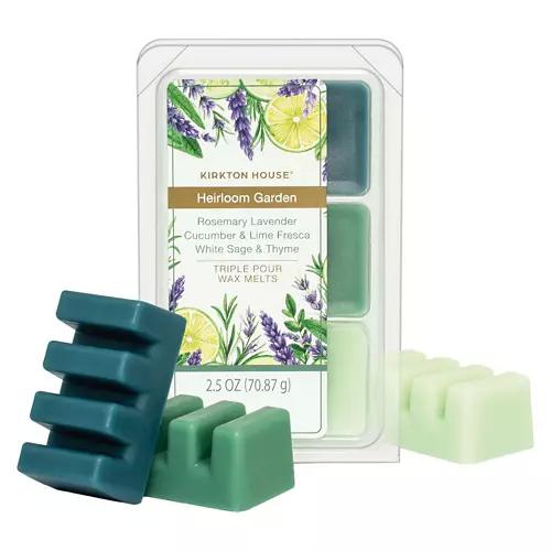 Triple Pour Scented Wax Melts - Heirloom Garden, 2.5 oz