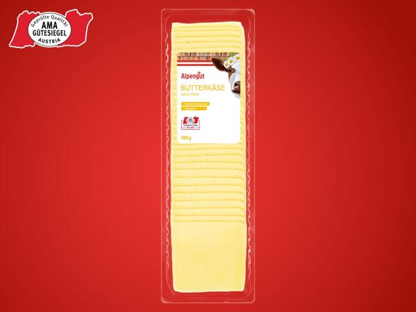 Butterkäse in Scheiben