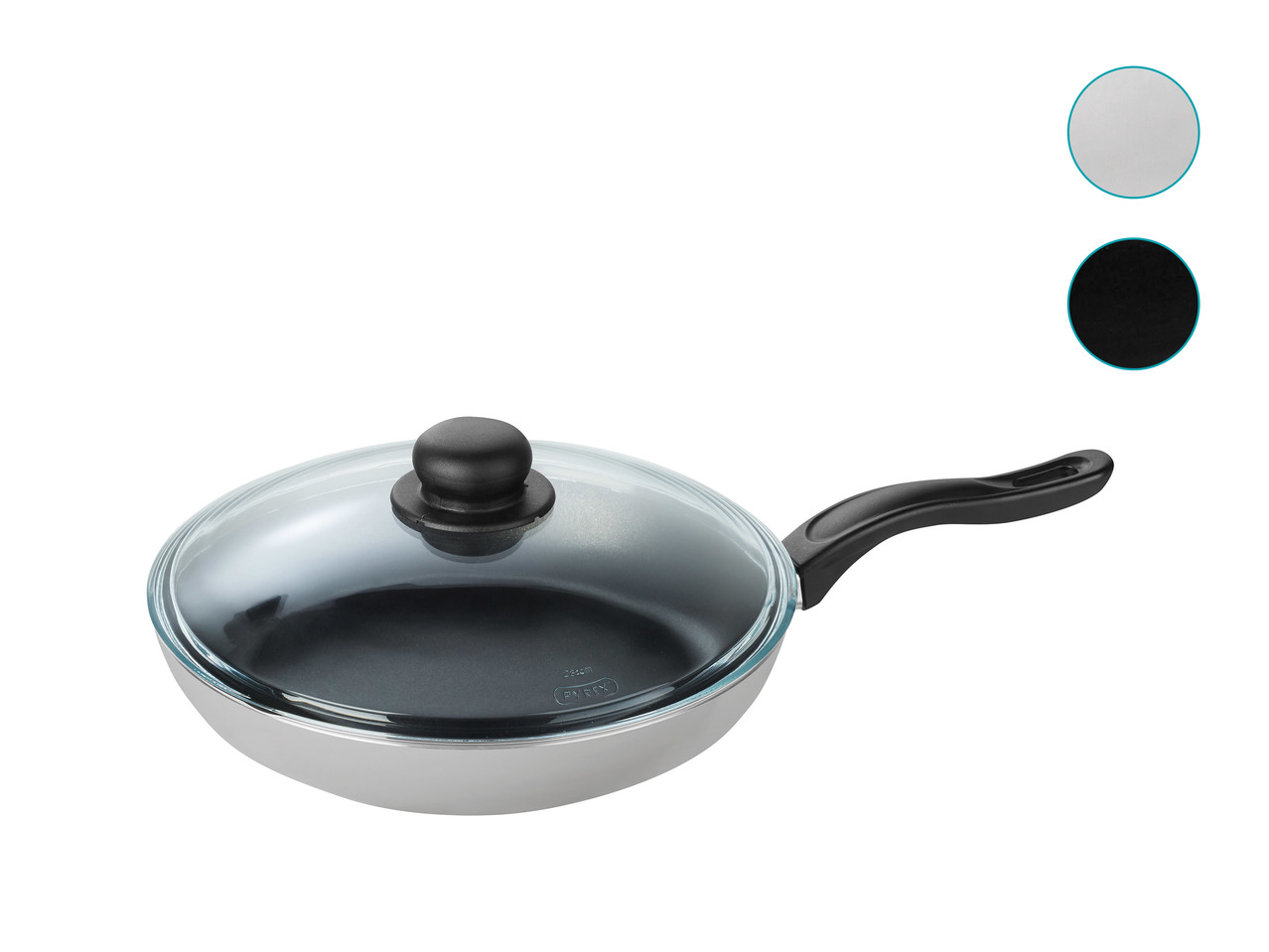 Aluminium Frying Pan with Lid1