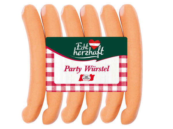 ECHT HERZHAFT Party Würstel
