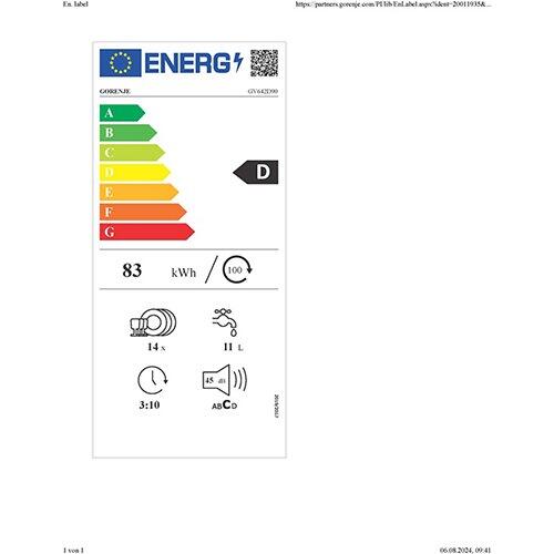 GORENJE Geschirrspüler, vollintegrierbar