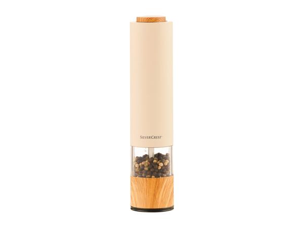 Silvercrest Kitchen Tools Electric Salt or Pepper Mill - Beige