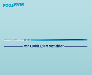 POOLSTAR Alu-Teleskopstange für Poolzubehör