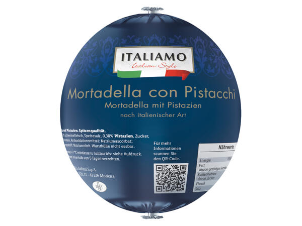 Mortadella con Pistacchi