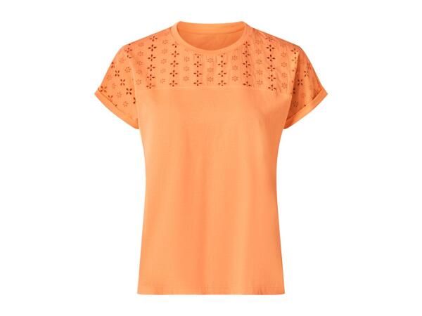 Ladies' Orange Cotton T-Shirt