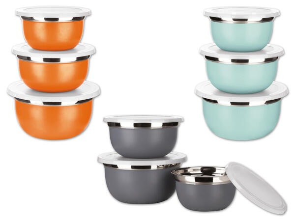 Edelstahl-Schüssel-Set, 3-teilig