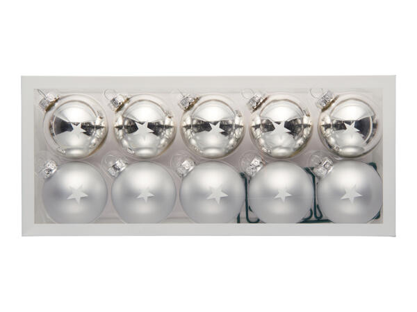 Livarno Home Premium Glass Baubles