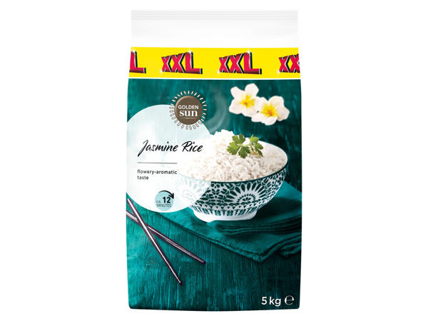 GOLDEN SUN Basmati- oder Jasmin Reis 4,5/5 kg