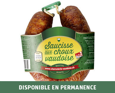 SAUCISSE AU CHOU VAUDOISE IGP
