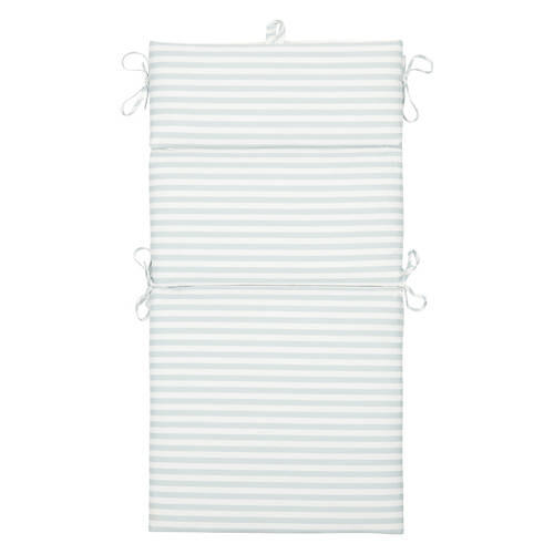 Garden Chair Cushion - Striped Baby Blue