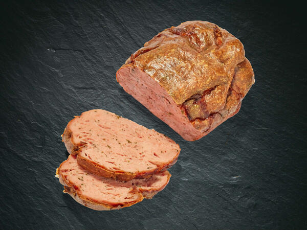 Fleischkäse con aglio orsino