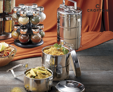 STAINLESS STEEL TIFFIN